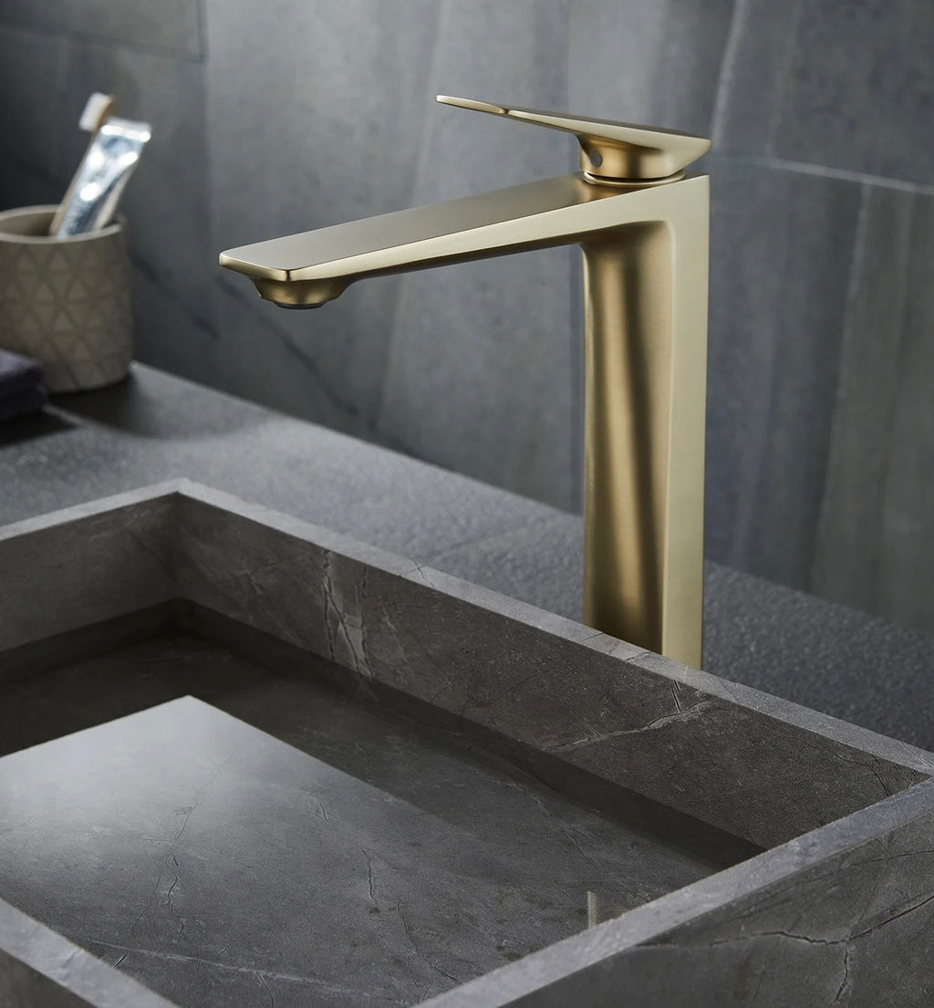 Mitigeur De Salle De Bain Finition Or Brossé - Feliox