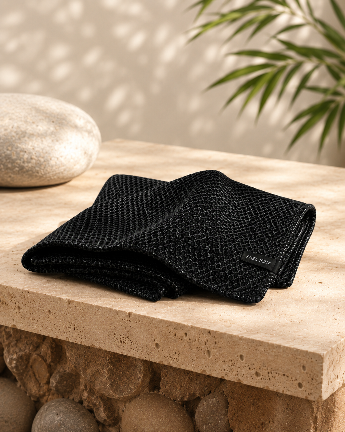 Serviette exfoliante anti-bactérienne Feliox