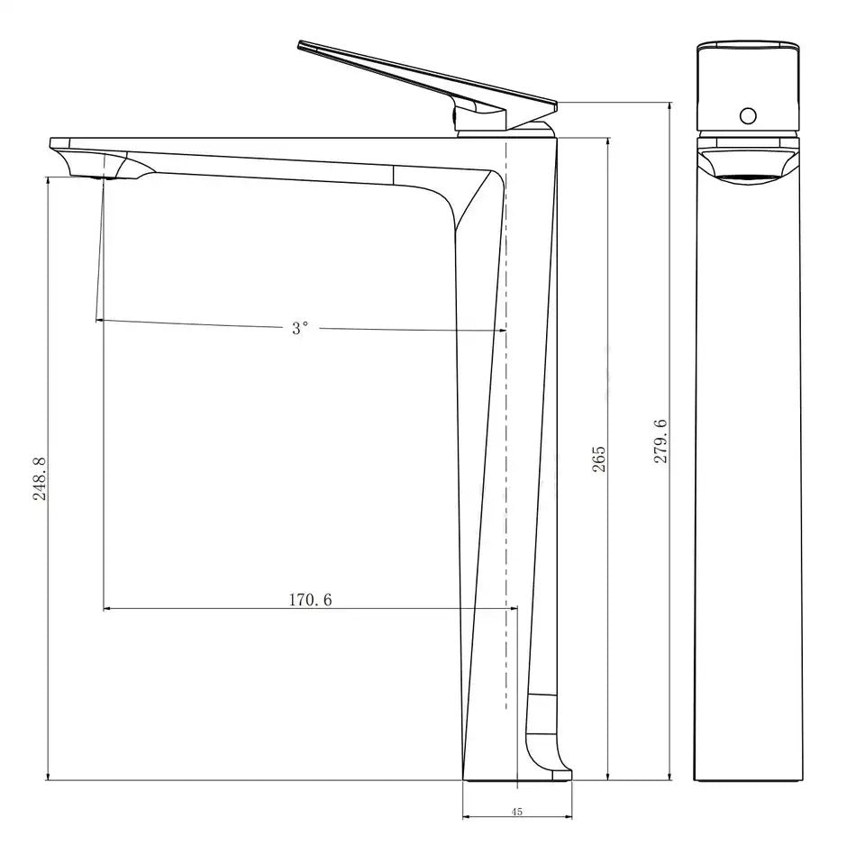 Mitigeur Salle De Bain Chrome - Feliox
