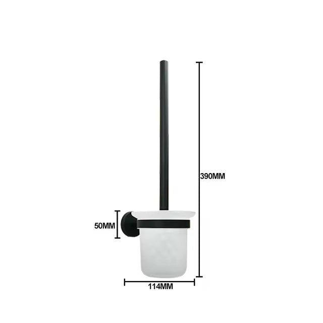 Brosse WC Noir Mat Striée - Feliox