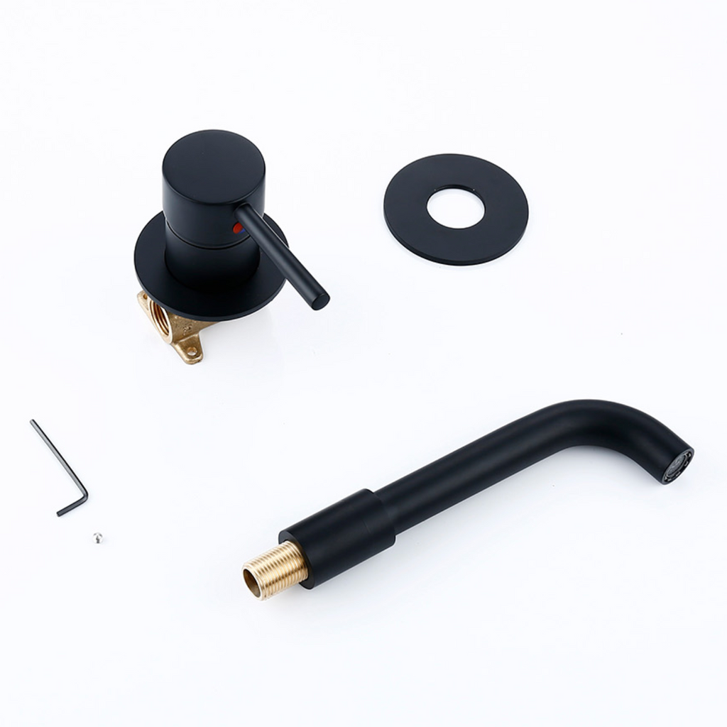 Mitigeur Salle De Bain Encastré Noir Mat - Feliox
