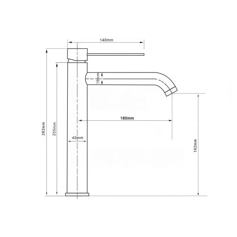 Mitigeur Lavabo Finition Or Brossé - Feliox