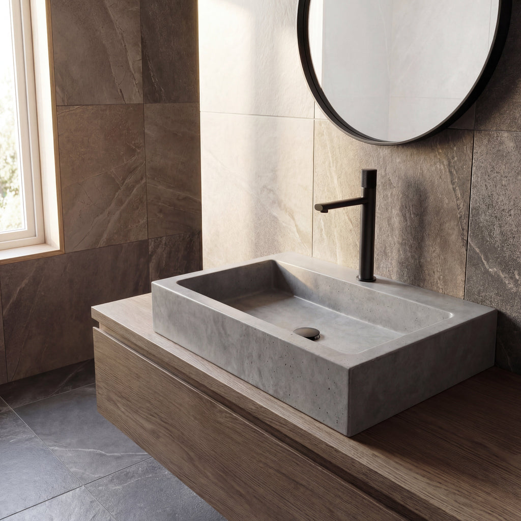 Mitigeur De Salle De Bain Noir Mat - Feliox
