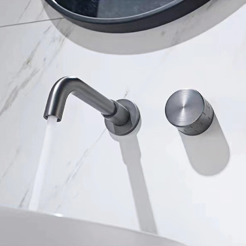 Mitigeur Encastré Pour Salle De Bain Gris Brossé - Feliox
