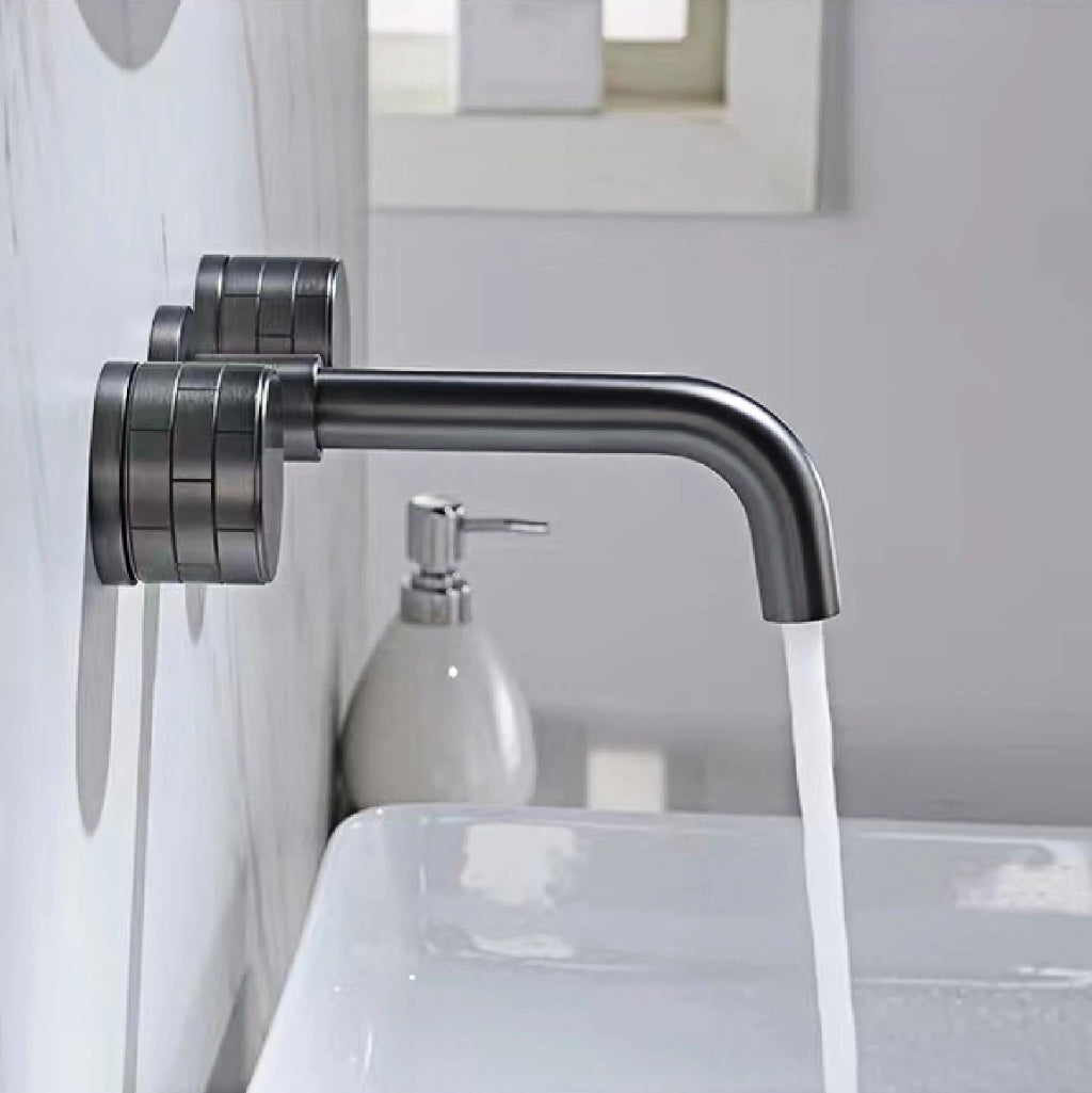 Mitigeur Encastré Salle De Bain Gris Brossé - Feliox