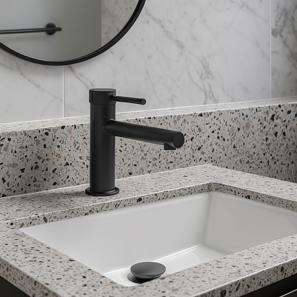 Mitigeur Salle De Bain Noir Mat - Feliox