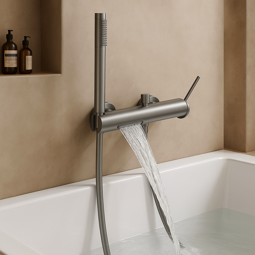 Mitigeur Bain Gris Brossé - Feliox