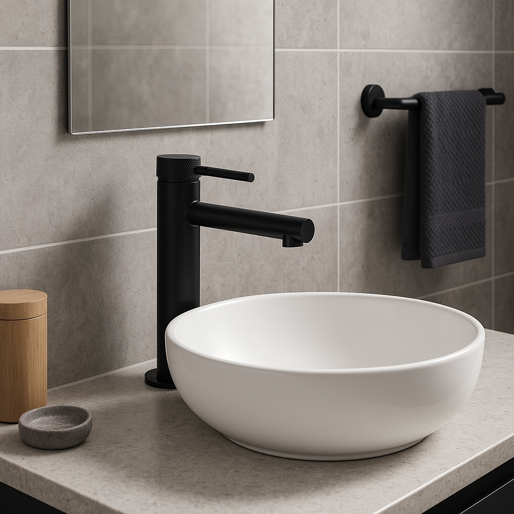 Mitigeur Salle De Bain Noir Mat - Feliox