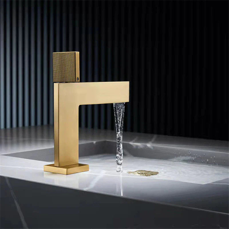 Mitigeur Salle De Bain Or Brossé - Feliox