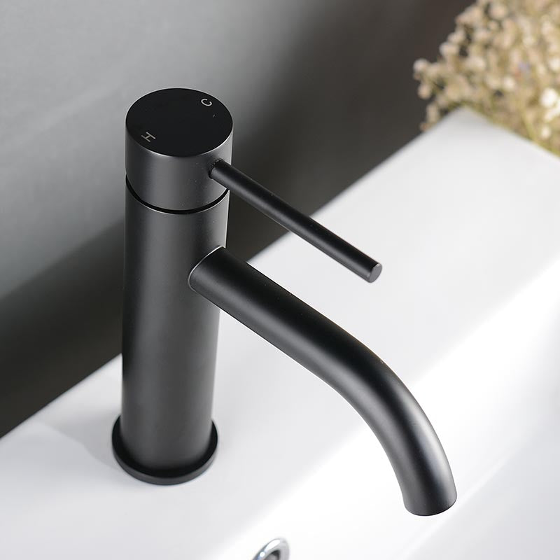 Mitigeur De Salle De Bain Noir Mat - Feliox