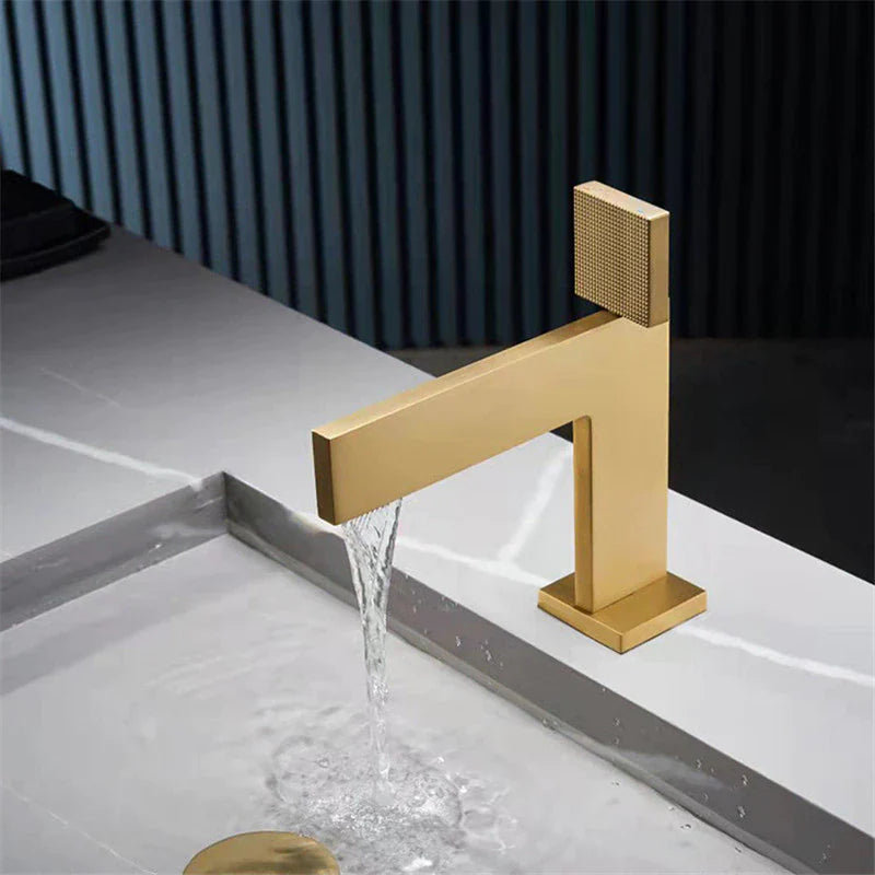 Mitigeur Salle De Bain Or Brossé - Feliox