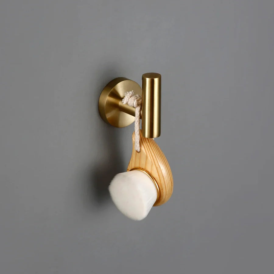 Porte Serviettes Or Brossé Lisse - Feliox