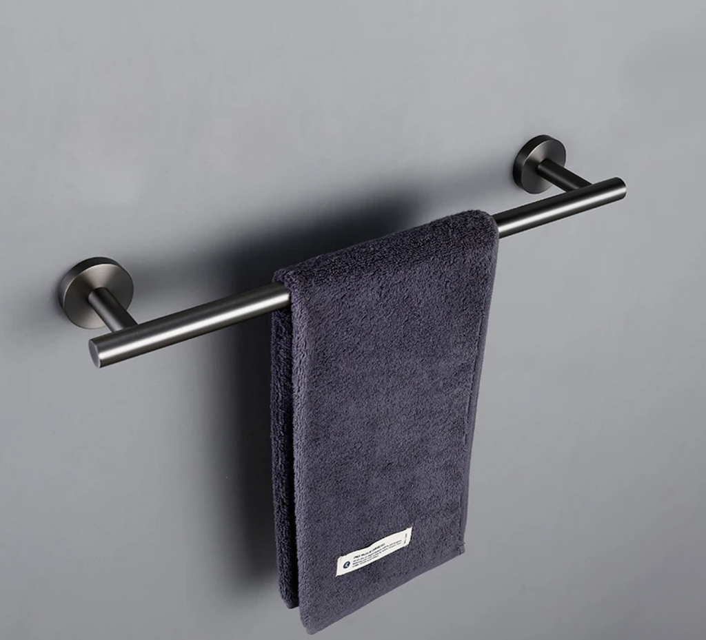 Porte Serviettes Brossé Gris - Feliox
