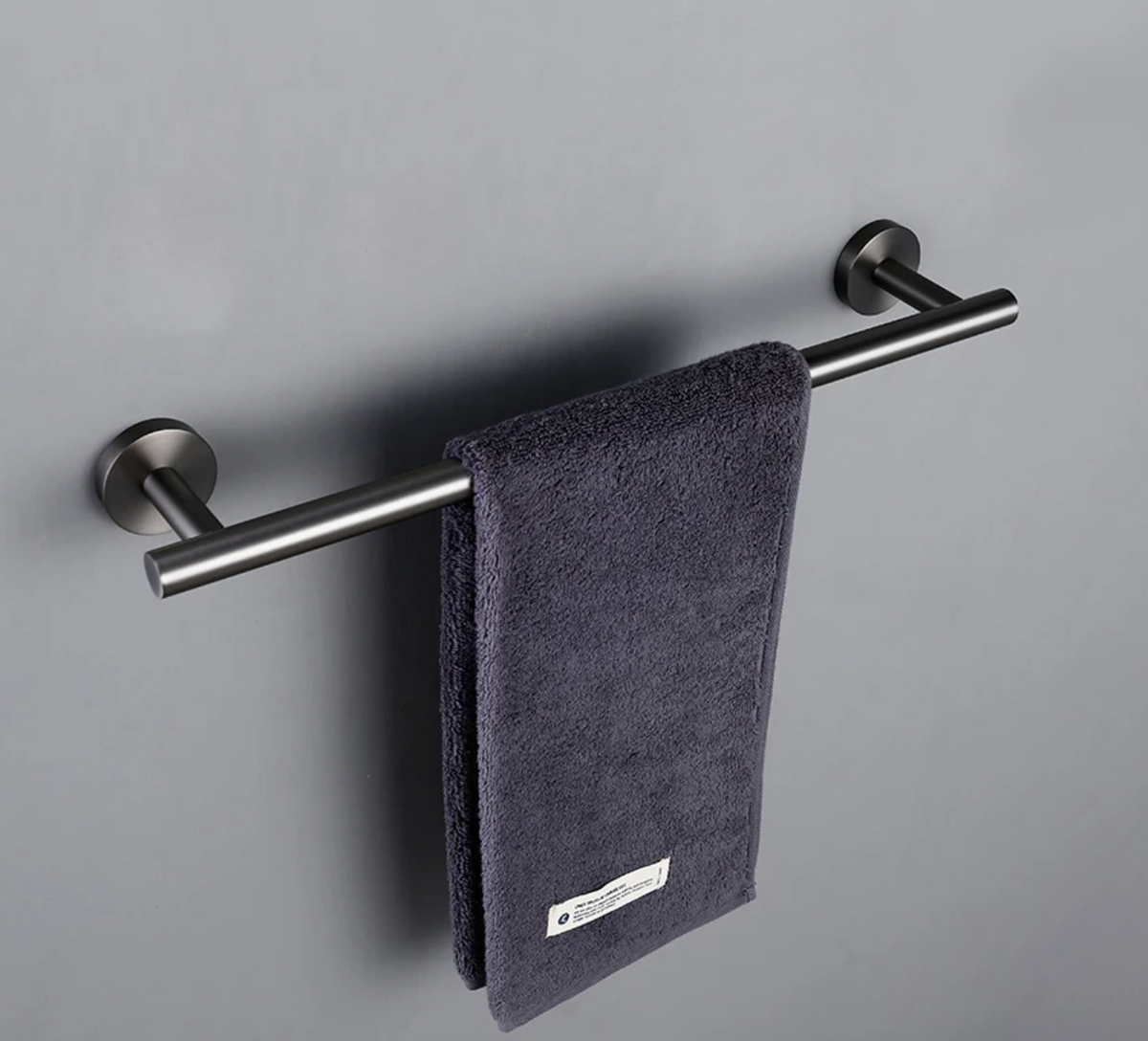 Porte Serviettes Brossé Gris - Feliox
