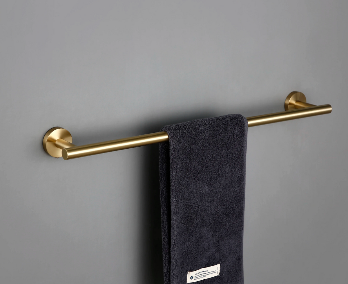 Porte Serviettes Or Brossé Lisse - Feliox