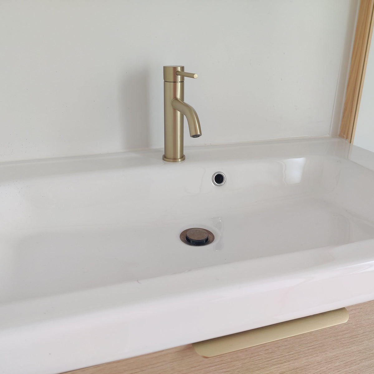 Mitigeur Pour Lavabo Or Brossé - Feliox