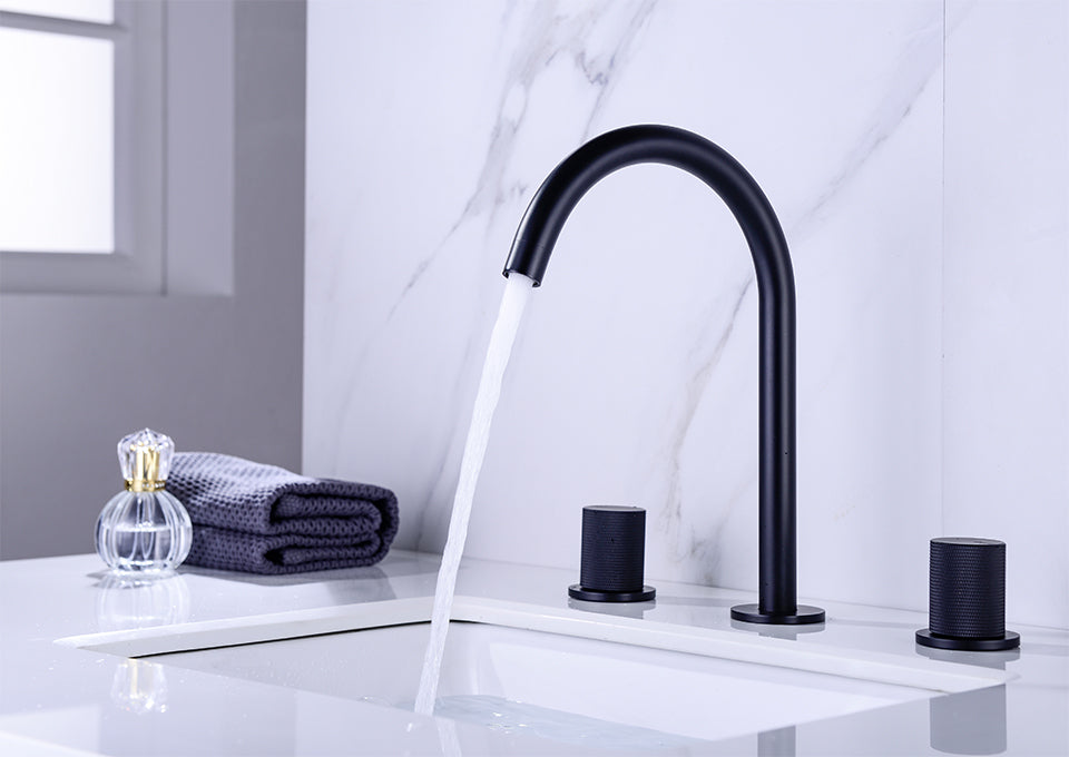 Robinet Salle De Bain Noir Mat - Feliox