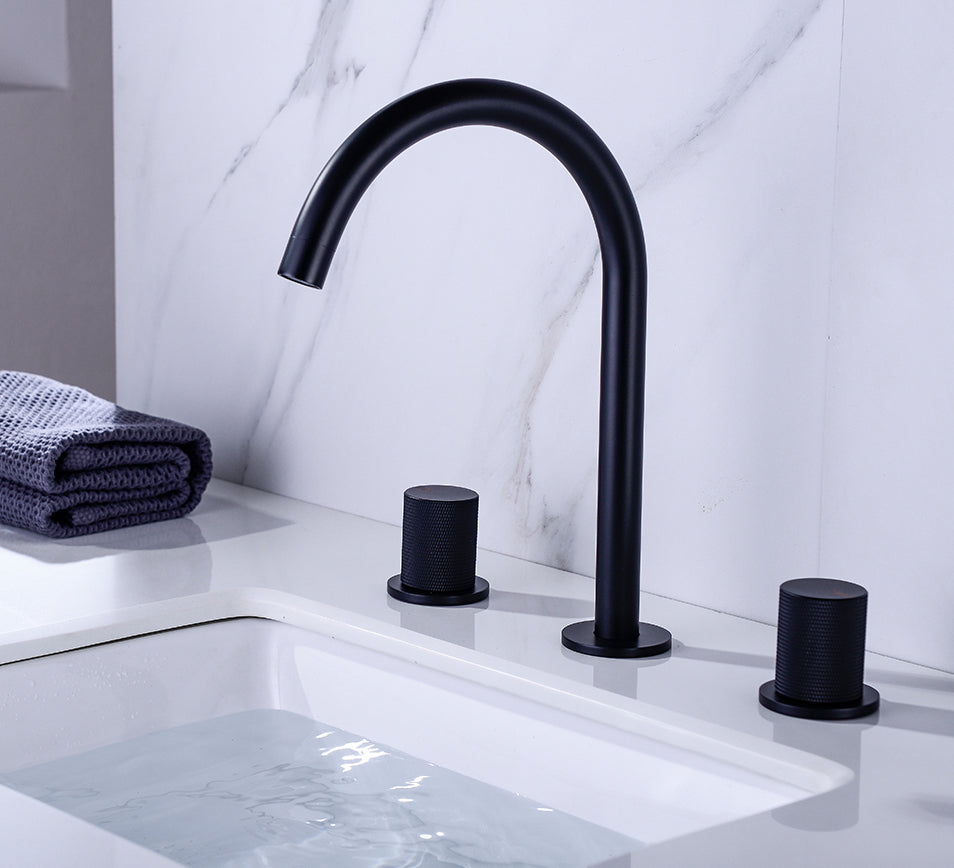 Robinet Salle De Bain Noir Mat - Feliox