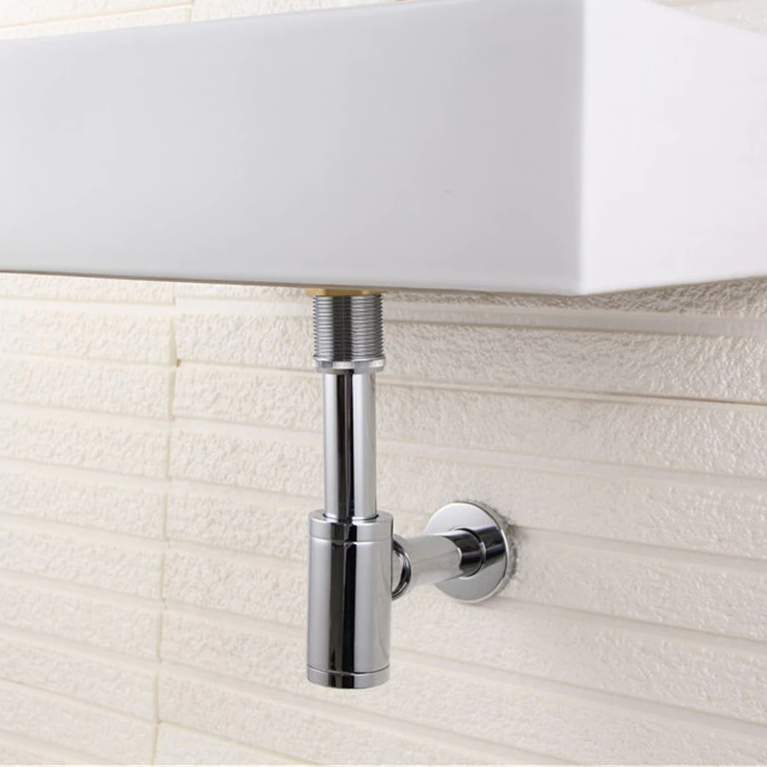 Siphon De Lavabo Chromé - Feliox