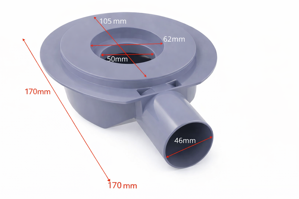 Siphon Pour Caniveau De Douche - Feliox