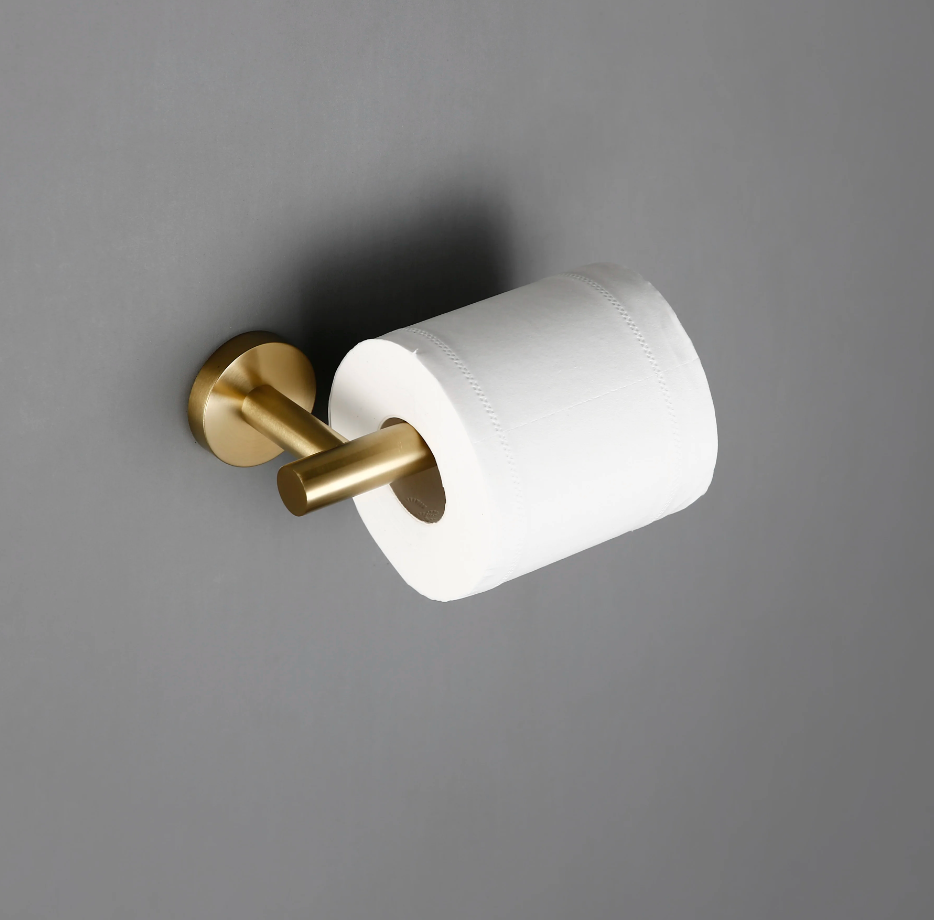 Porte Serviettes Or Brossé Lisse - Feliox