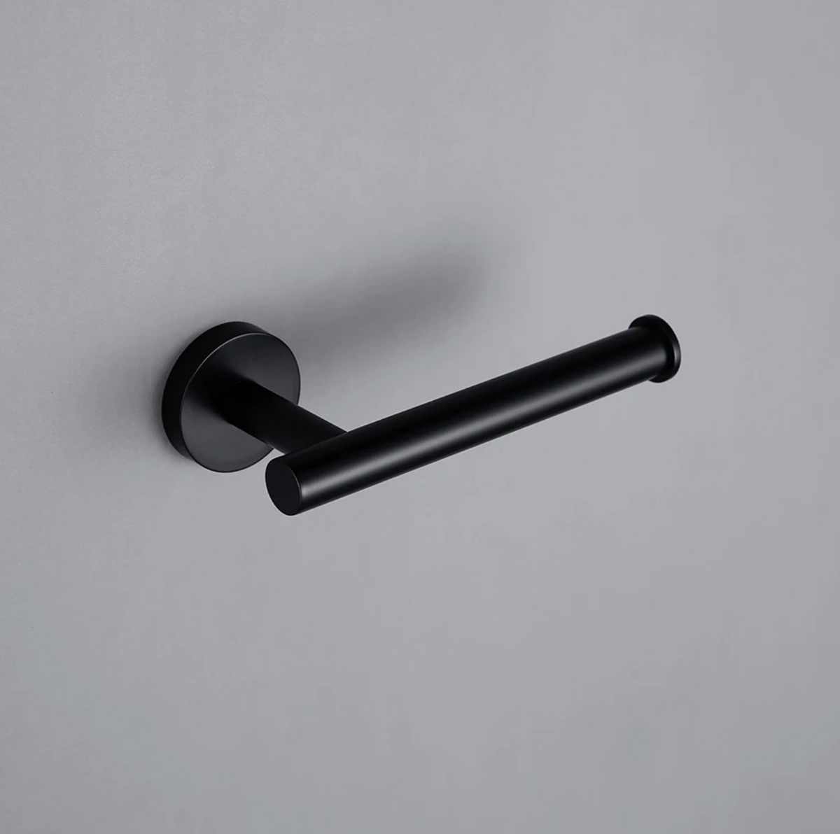 Porte-serviettes Mural Noir Mat Lisse - Feliox