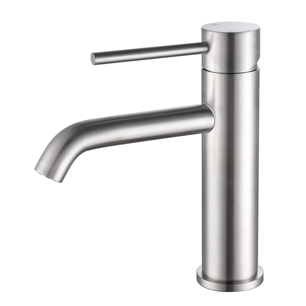 Mitigeur Lavabo Thermostatique Piccola Acier Brossé - Feliox