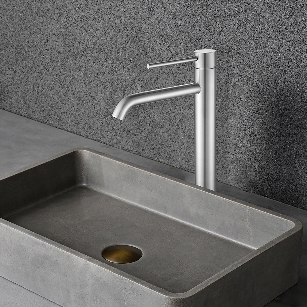 Mitigeur Lavabo Thermostatique Acier Brossé Graziosa - Feliox