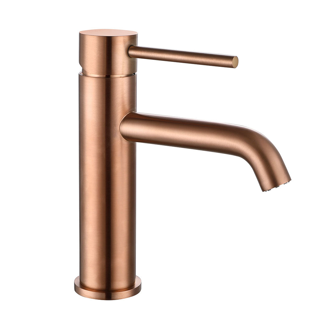 Robinet Mitigeur Lavabo Thermostatique Cuivre Brossé Piccola - Feliox