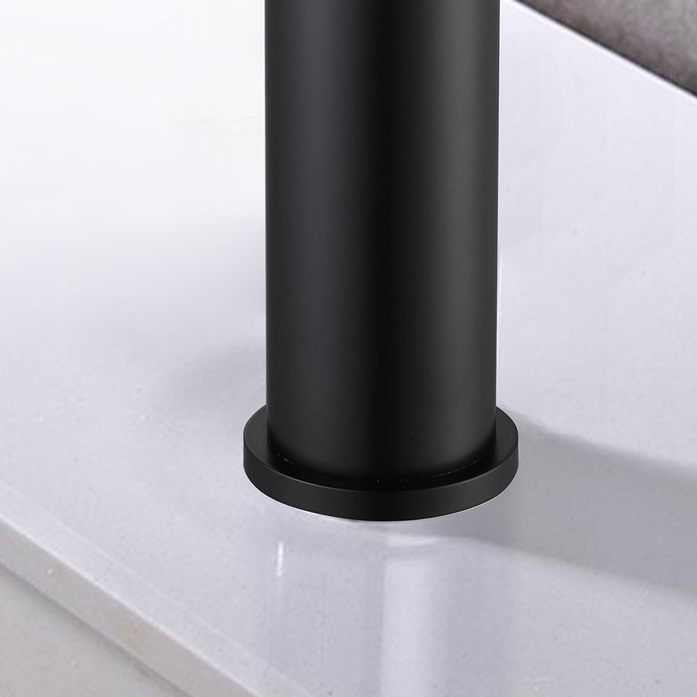 Robinet Mitigeur Lavabo Thermostatique Noir Mat Piccola - Feliox