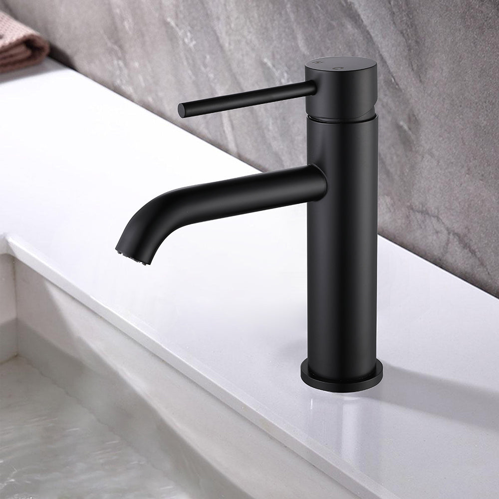 Robinet Mitigeur Lavabo Thermostatique Noir Mat Piccola - Feliox