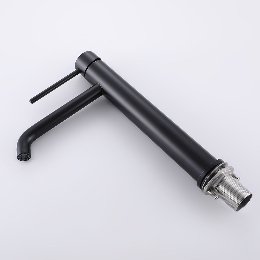 Robinet Mitigeur Lavabo Thermostatique Noir Mat Graziosa - Feliox