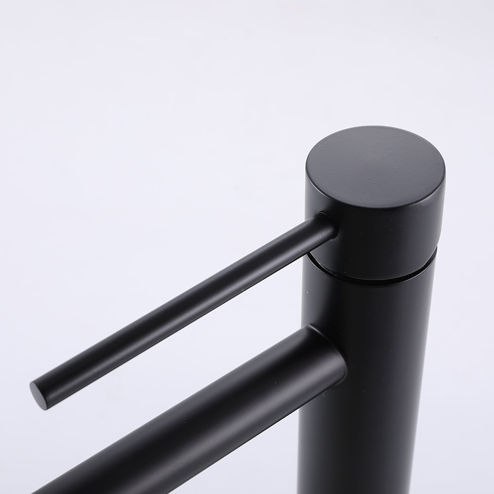 Robinet Mitigeur Lavabo Thermostatique Noir Mat Graziosa - Feliox